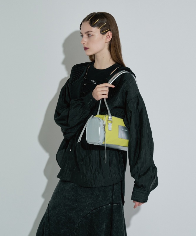 2トーンカラーナイロンバッグ