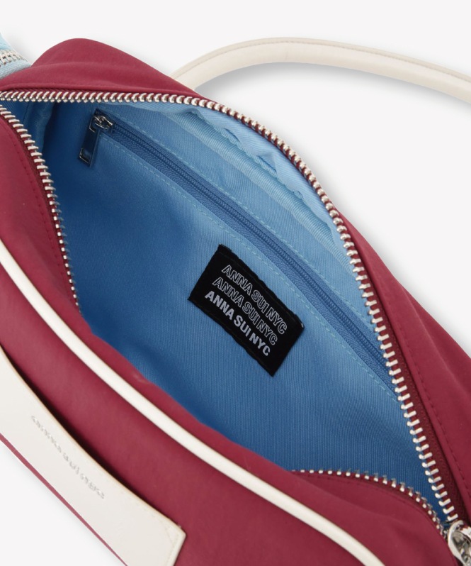 2トーンカラーナイロンバッグ