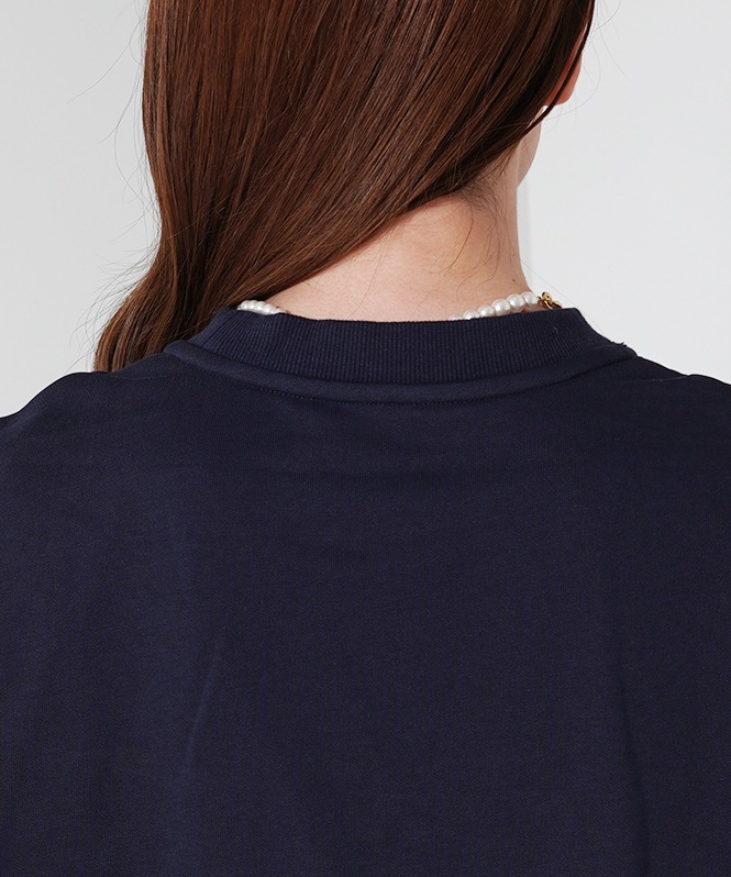 Pqran フロッキープリントプルオーバー | ALL ITEM | ROOM903 online