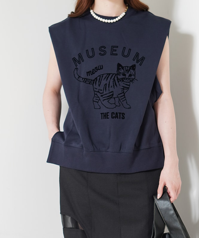 ぬっこページ Pqran フロッキープリントプルオーバー | ALL ITEM | ROOM903 online