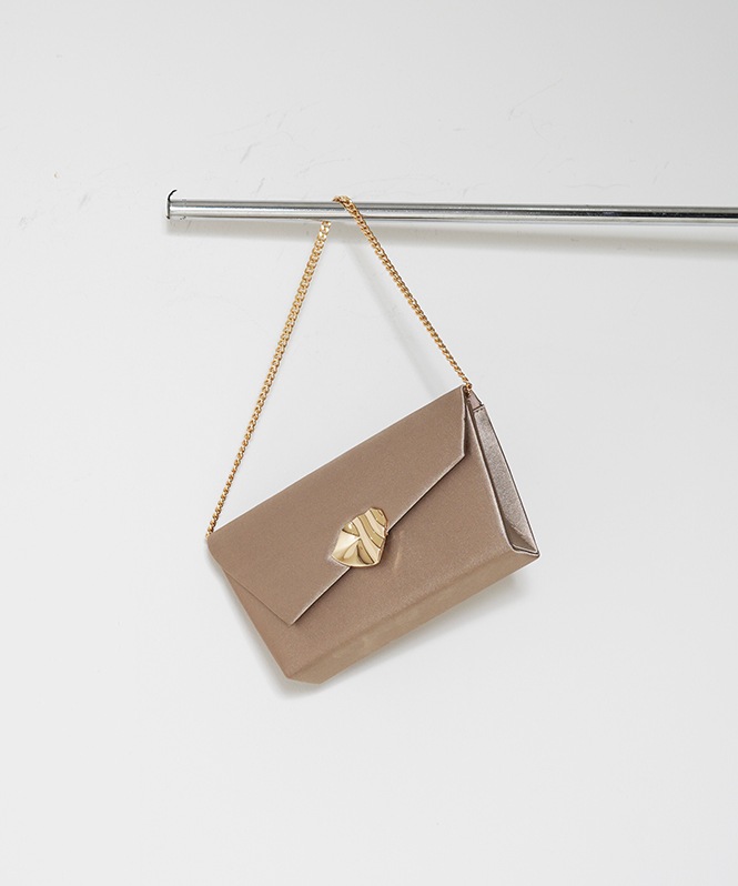 satin flap bag