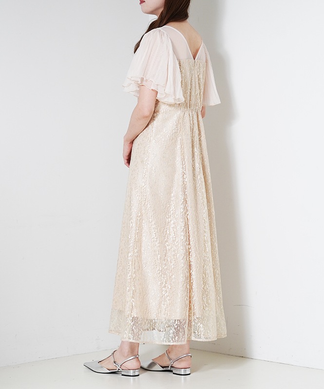 ジャガードレースワンピース