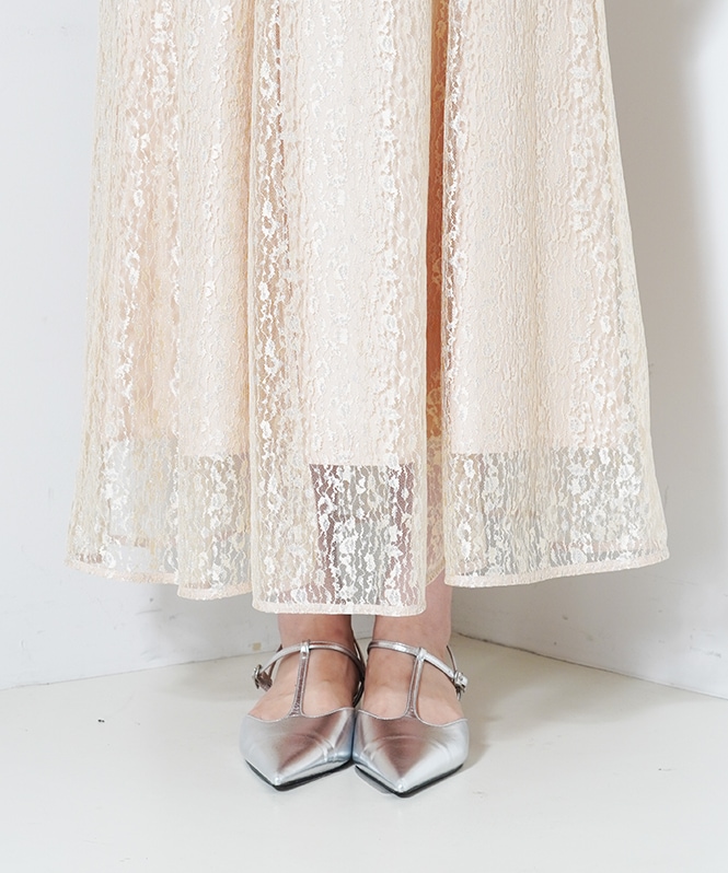 ジャガードレースワンピース