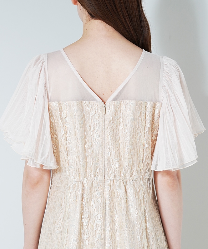 ジャガードレースワンピース