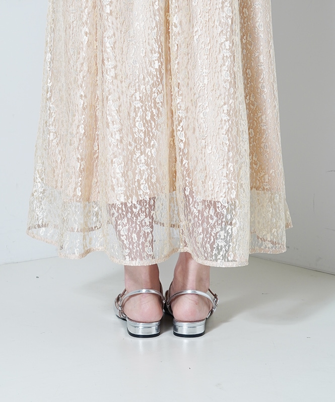 ジャガードレースワンピース