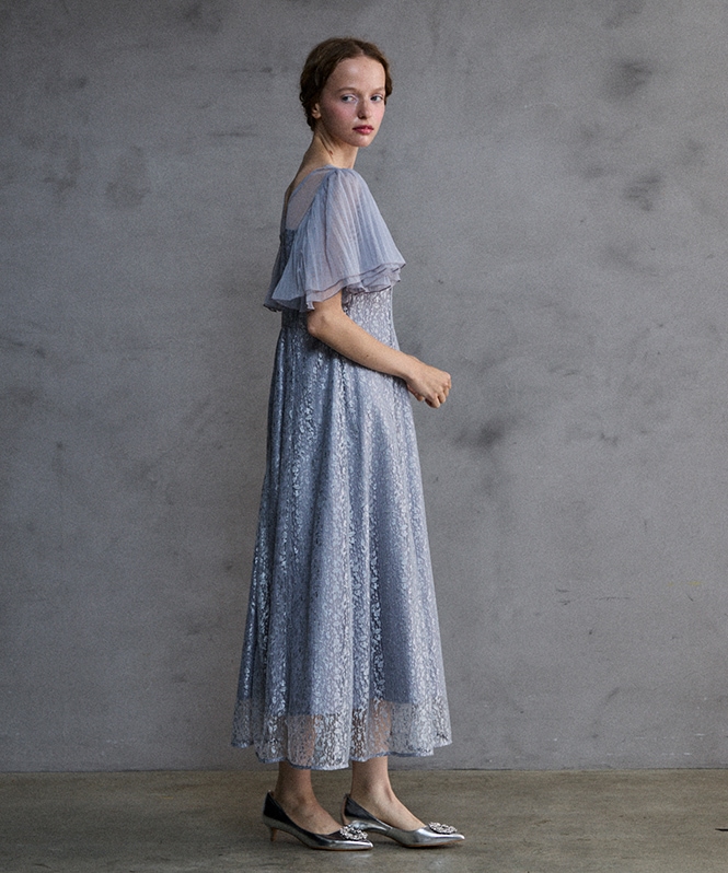 ジャガードレースワンピース