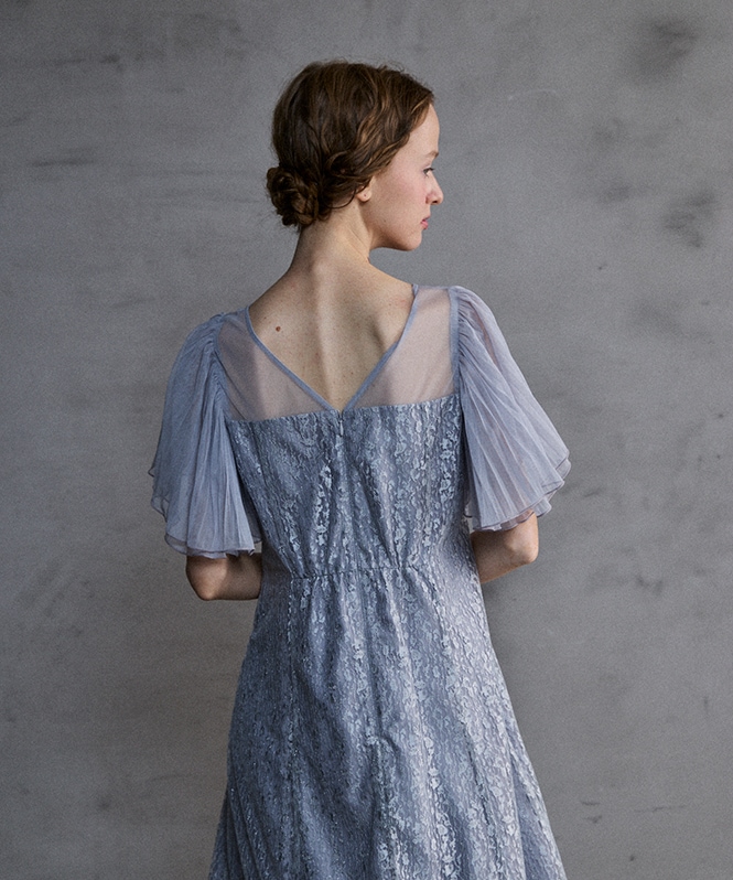 ジャガードレースワンピース