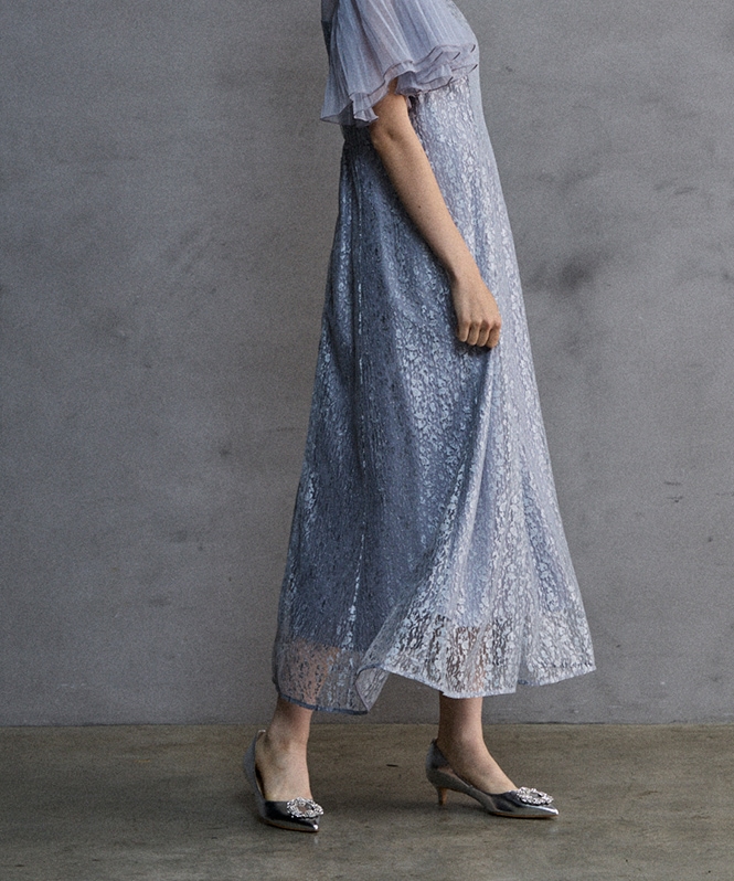 ジャガードレースワンピース