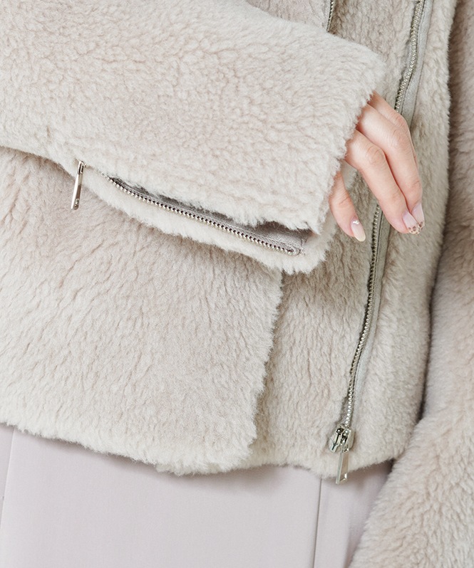 ボアライダースブルゾン