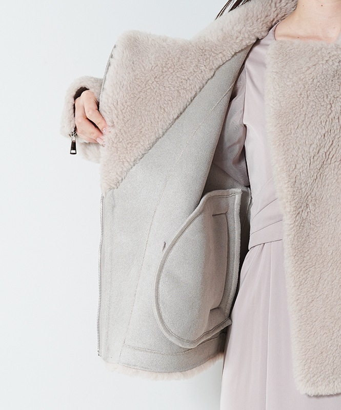 ボアライダースブルゾン