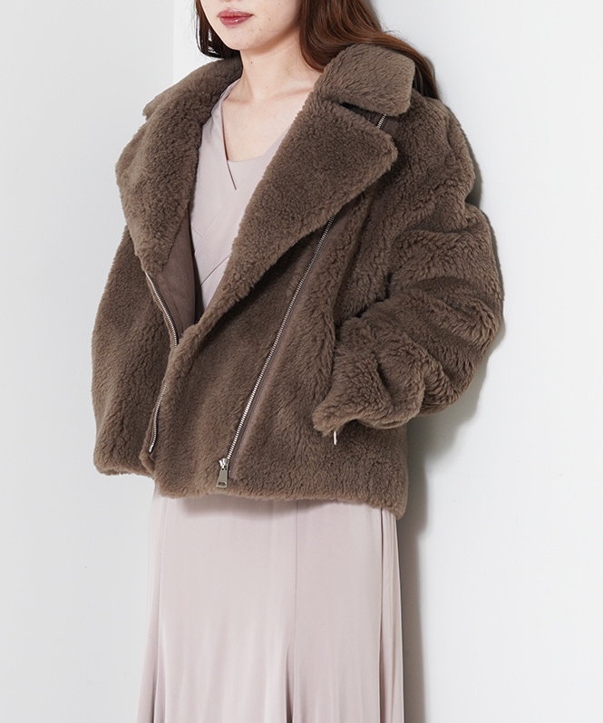 ボアライダースブルゾン