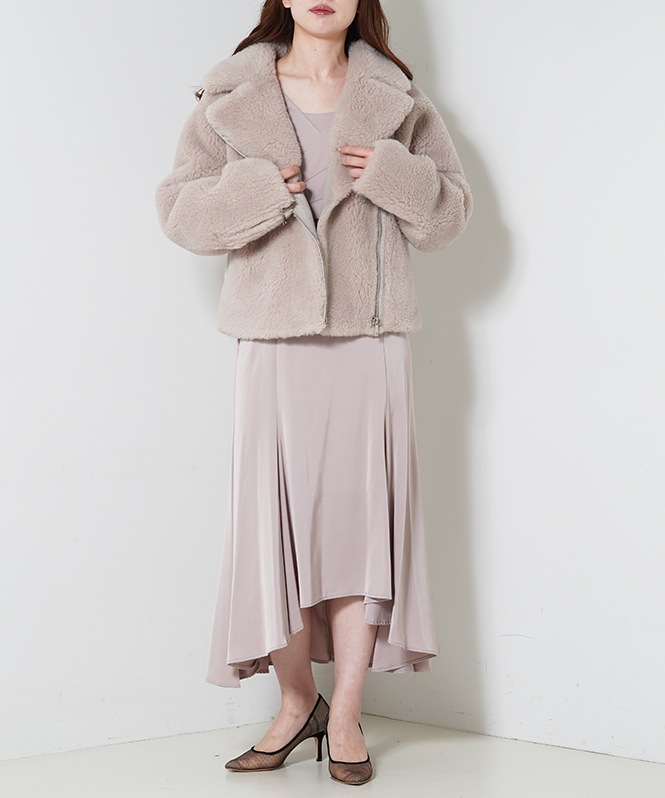 ボアライダースブルゾン