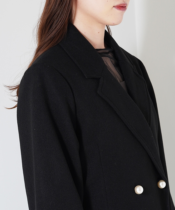 パール釦チェスターコート | OUTER,コート | ROOM903 online