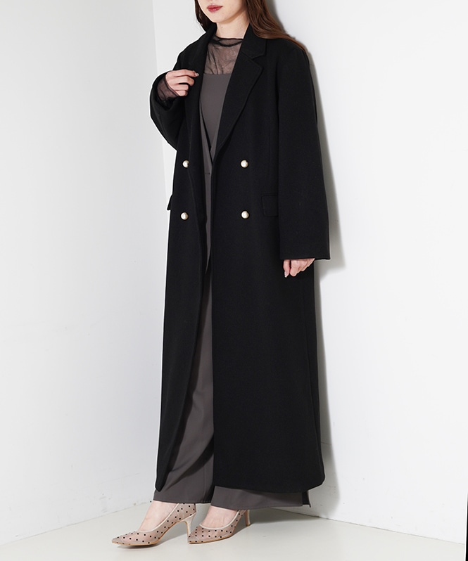パール釦チェスターコート | OUTER,コート | ROOM903 online