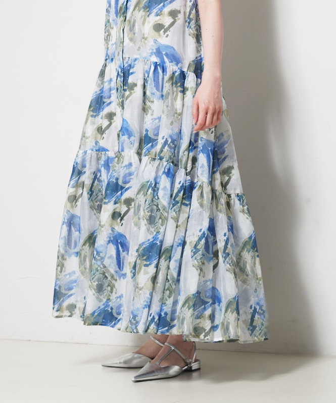 SHADE FLOWER TIERED OP