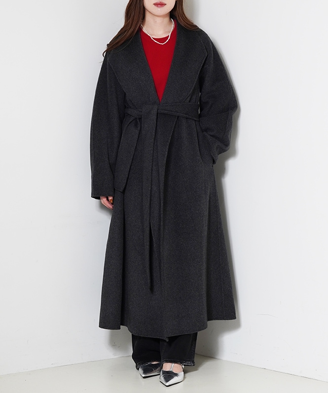リバーロングフレアウールコート | ALL ITEM | ROOM903 online