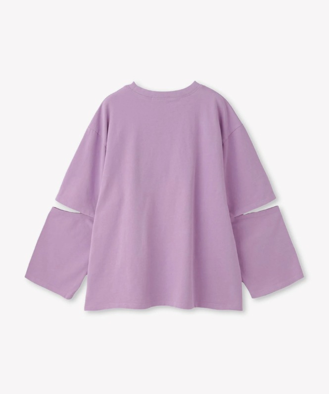 スリーブスラッシュロングTシャツ