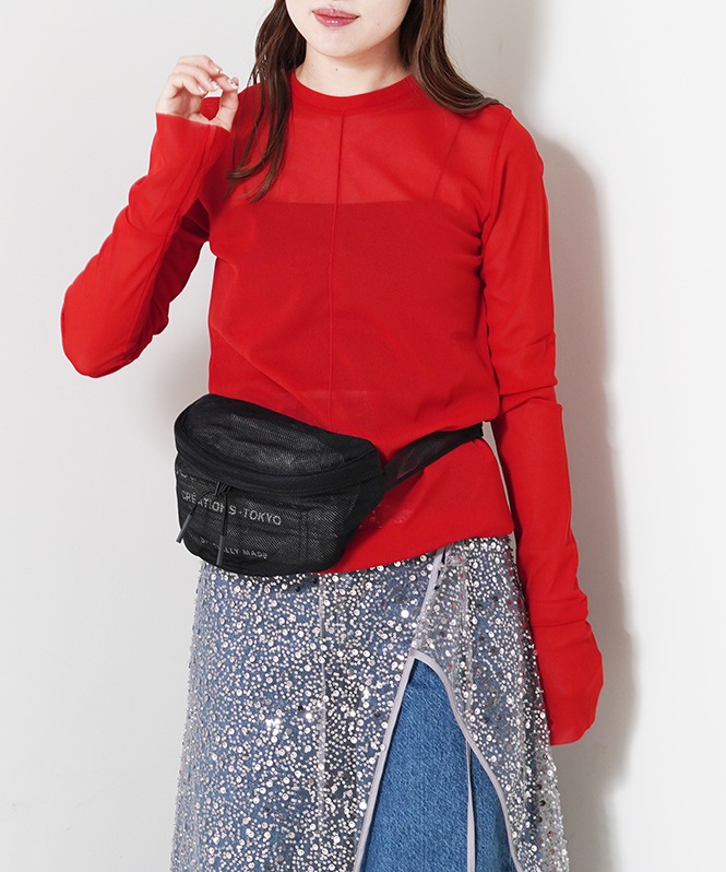 クルーNメッシュTOPS | TOPS,Tシャツ／カットソー | ROOM903 online