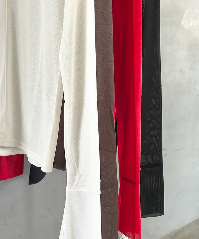 クルーNメッシュTOPS | TOPS,Tシャツ／カットソー | ROOM903 online