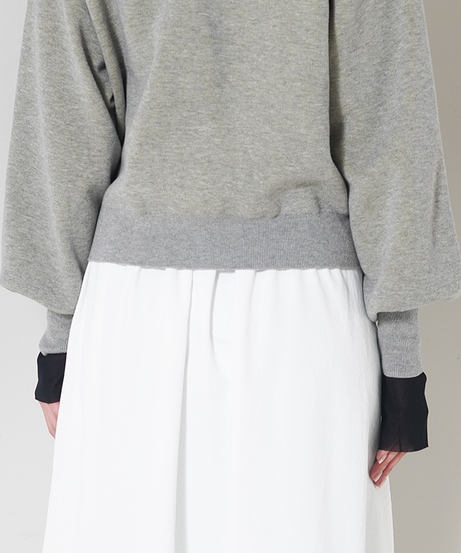 Cotton polyster Wface 2way tops
