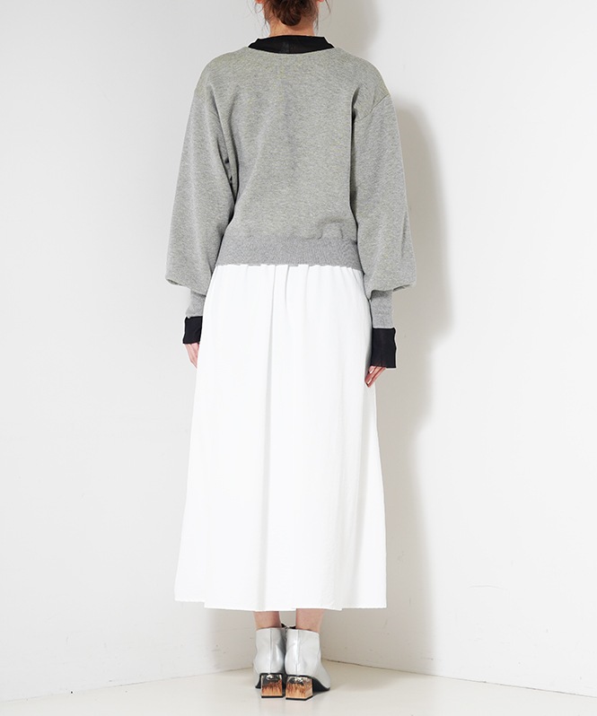 Cotton polyster Wface 2way tops