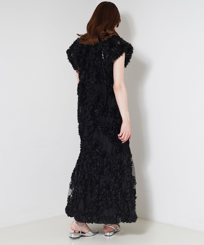 フラワーモチーフドットドレス | DRESS,DRESS | ROOM903 online