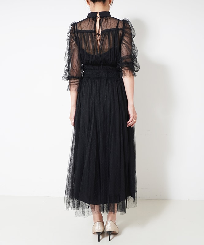 袖ボリュームチュールワンピース□ | DRESS,DRESS | ROOM903 online