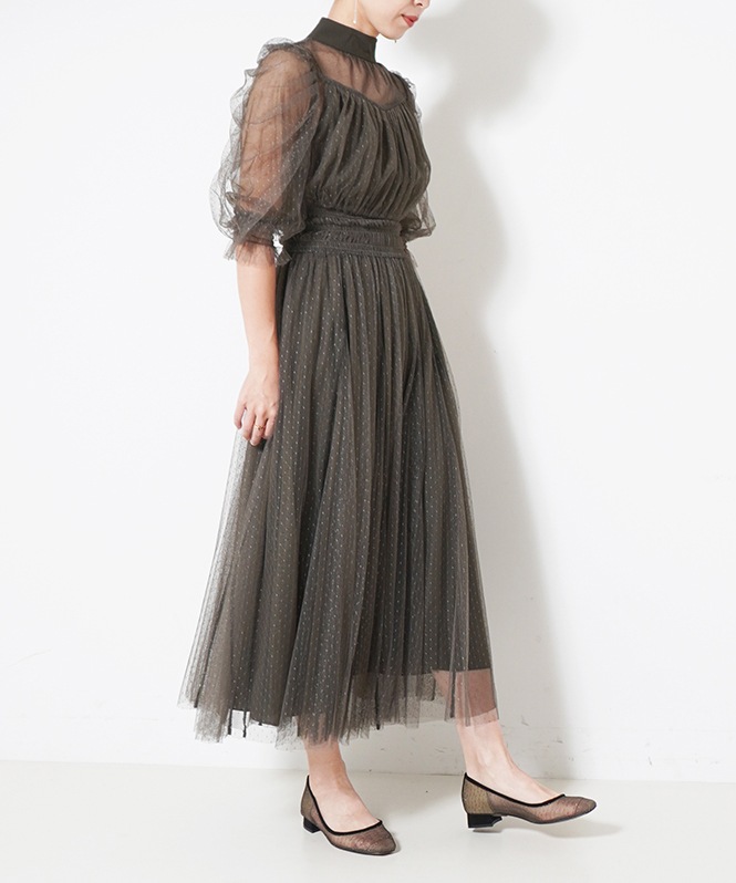 袖ボリュームチュールワンピース□ | DRESS,DRESS | ROOM903 online