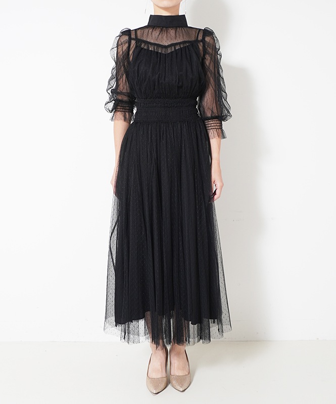 袖ボリュームチュールワンピース□ | DRESS,DRESS | ROOM903 online