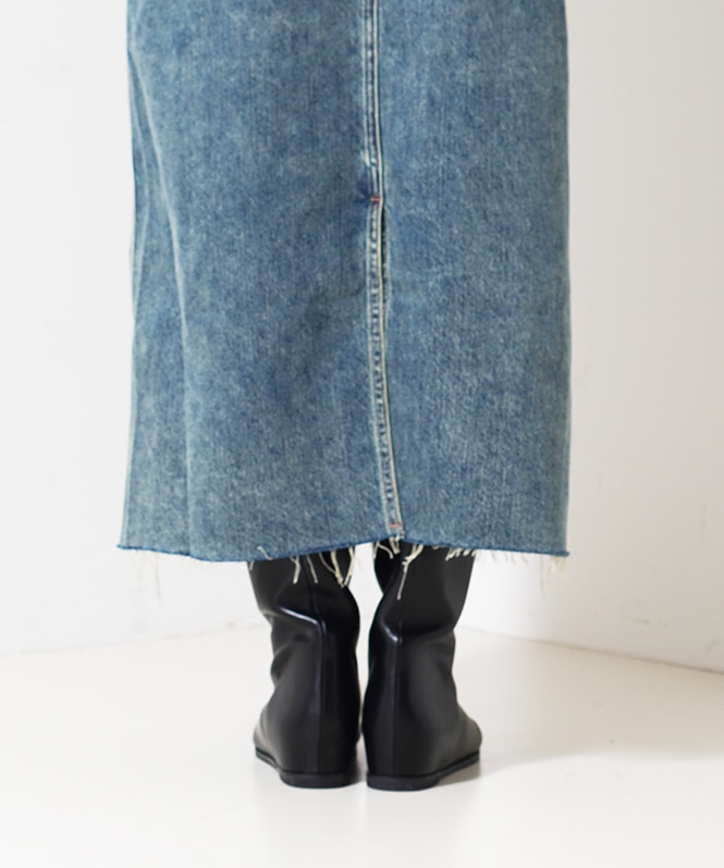 裾フリンジデニムジャンスカワンピース | ONEPIECE,デイリー | ROOM903