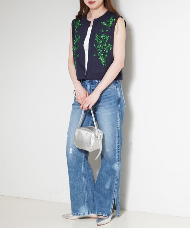 Beased Floral Knit CD