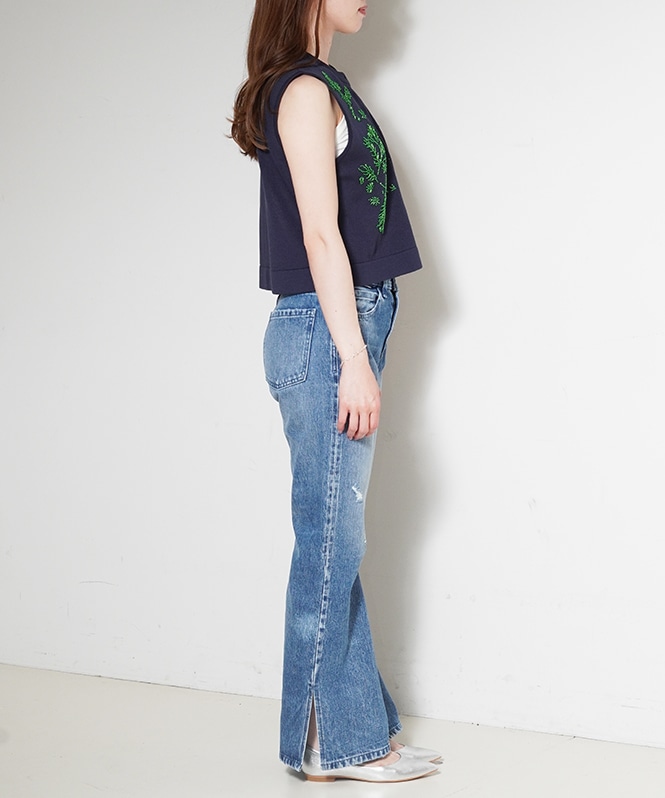 Beased Floral Knit CD