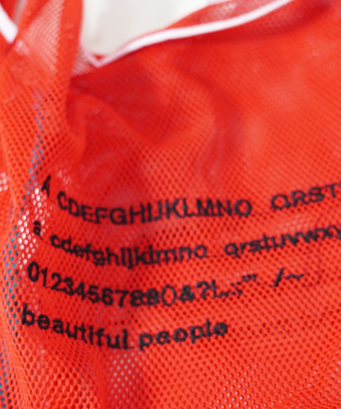 alphabet embroidery marche flip bag