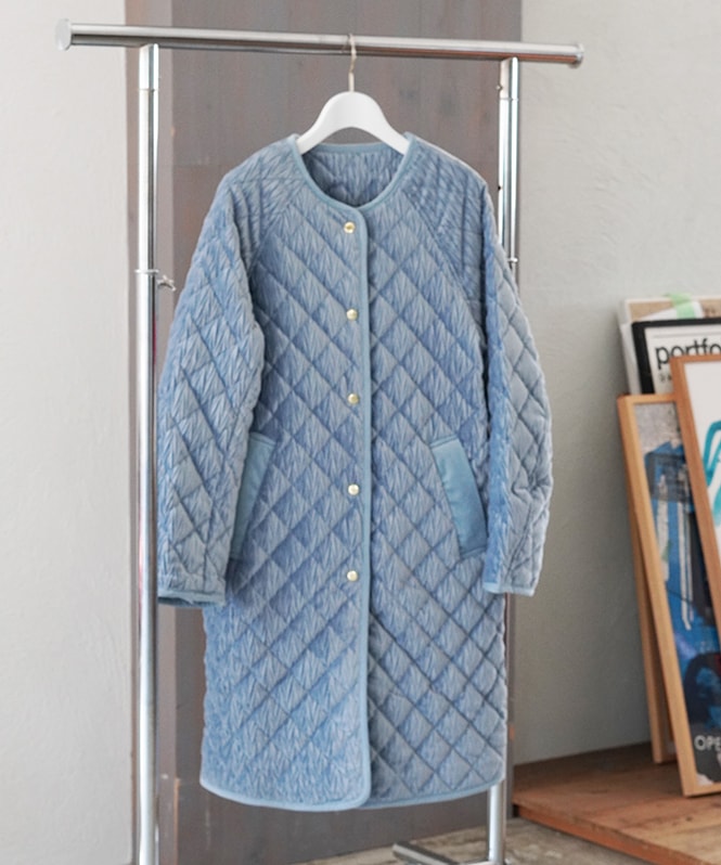 ベロアキルトコート | OUTER,コート | ROOM903 online