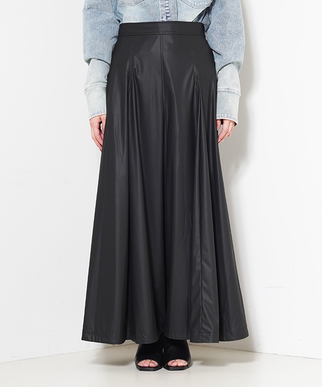 ファイクレザーフレアスカート | SKIRT,フレアスカート | ROOM903 online