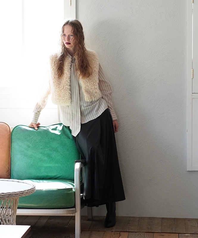 ファイクレザーフレアスカート | SKIRT,フレアスカート | ROOM903 online