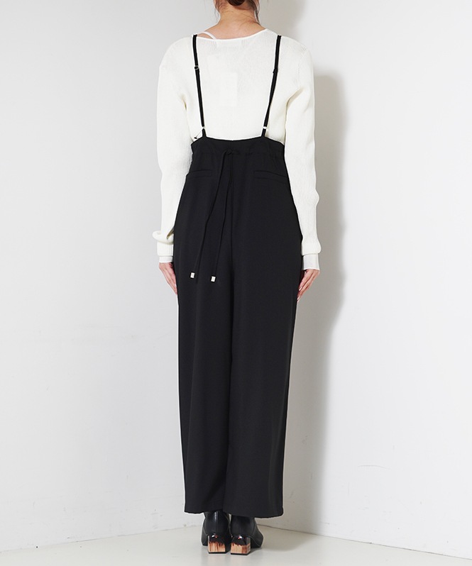 バックギャザーサロペット