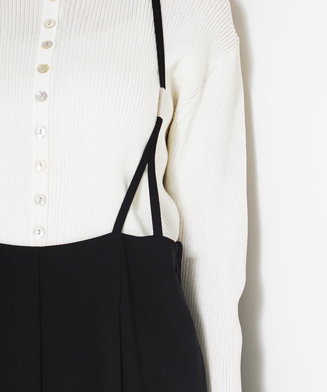 バックギャザーサロペット