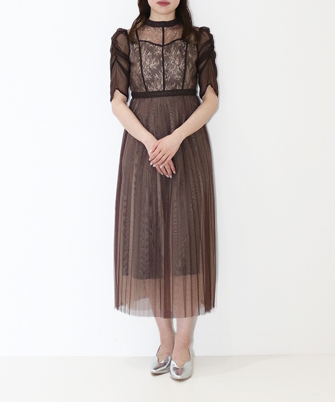 バレリアンヌ　ROOM903 チュールレイヤードワンピース ROOM903 チュールレイヤードワンピース | ALL ITEM | ROOM903 online