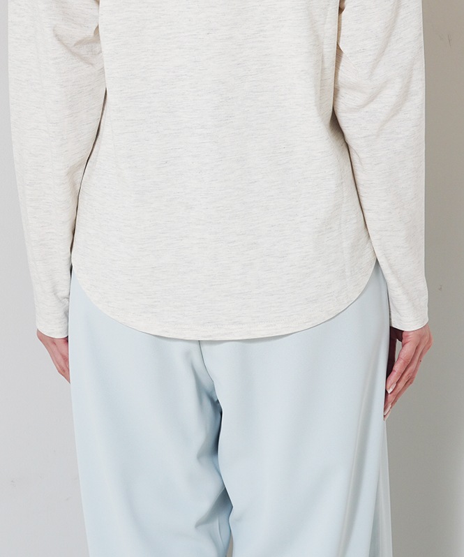 レタリングプリントロングTシャツ