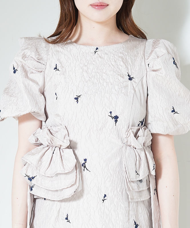 blossom frill dress
