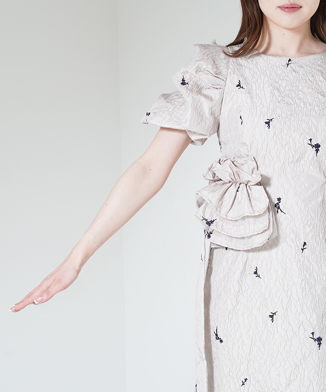 blossom frill dress