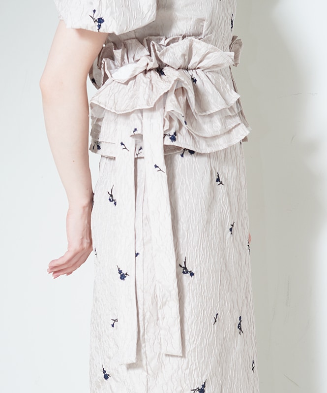 blossom frill dress