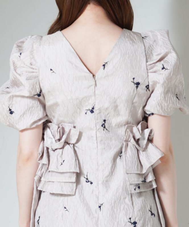 blossom frill dress