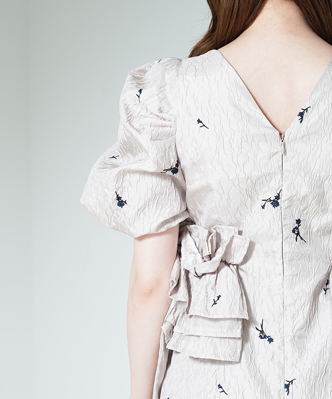 blossom frill dress