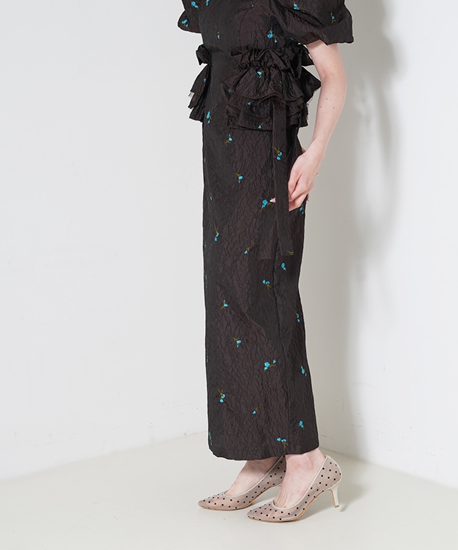 blossom frill dress