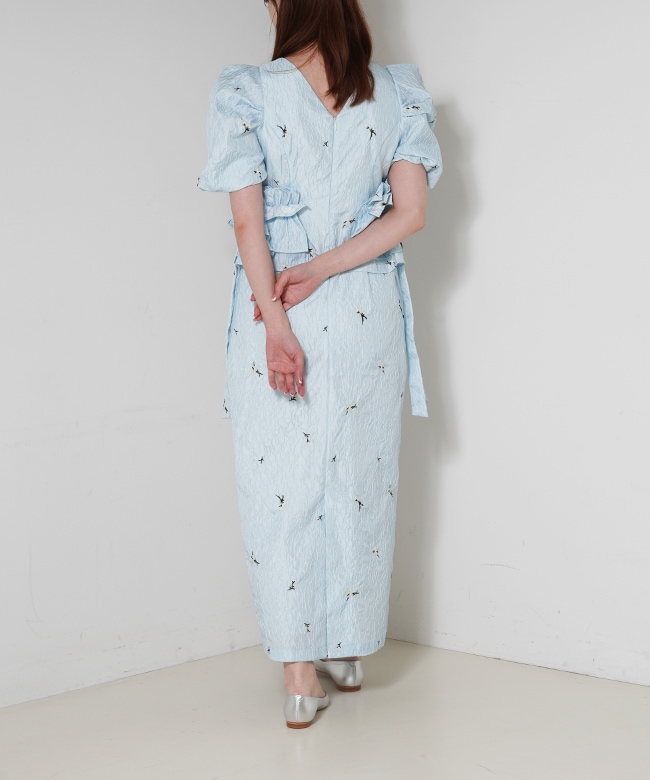 blossom frill dress