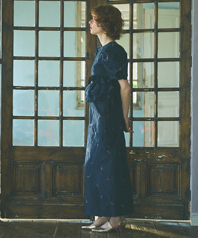 blossom frill dress