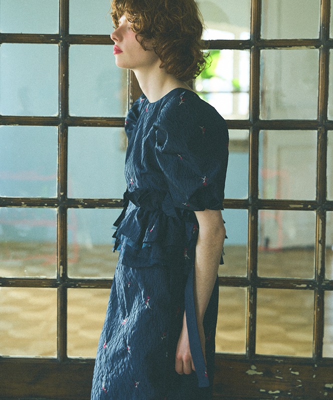 blossom frill dress