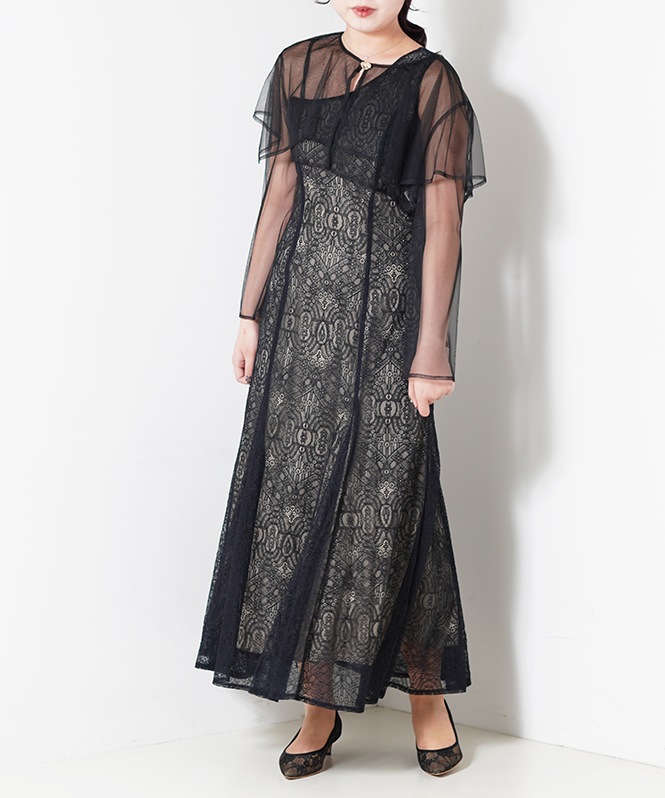 ウ★新品★ LE’RURE Cape blouse darmask dress LE'RUR Cape blouse darmask dress | DRESS,DRESS | ROOM903 online